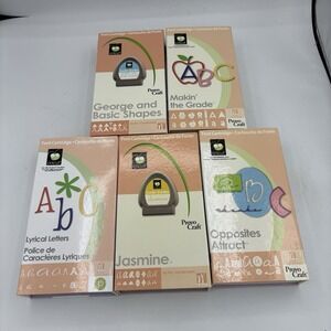 Provo Craft Cricut Font Cartridges Keyboards & Manuals Lot of 5 Not Linked